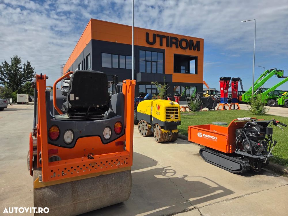 Hamm HAMM HD10, 2021, 477h, 2,5 tone, latime tambur 1m, motor KUBOTA 25CP, produs in Germania, lungime 2,5m, viteza 10km/h, intoarce in 2,5m, CA NOU, posibilitate leasing 4 ani -PROMOTIE 19.900 EUR+Tva - 6