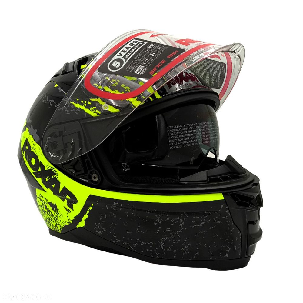 Kask integralny Roxar Bayamo Evo Toxic rozmiar Xl 5 lat gwarancji - 4