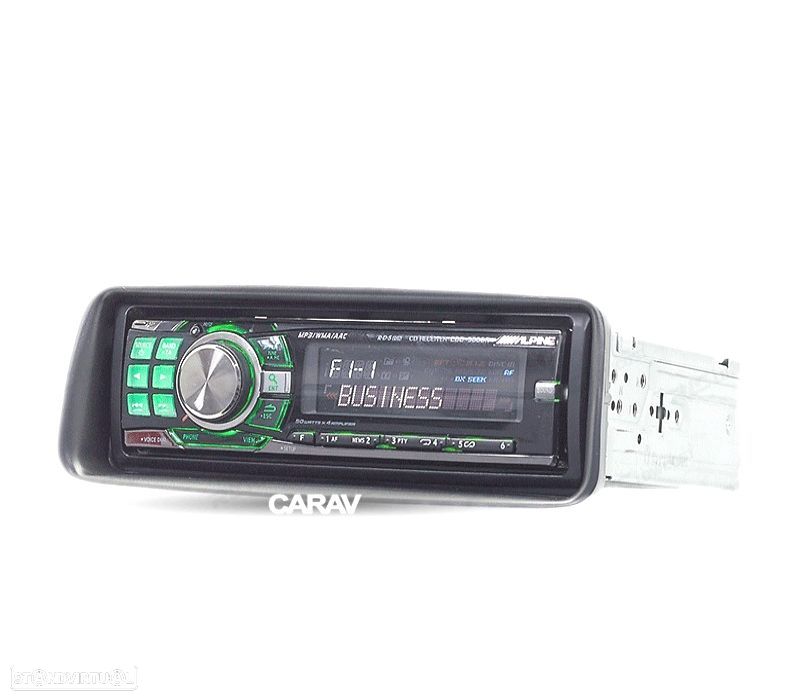 MOLDURA ADAPTADOR PRETO PARA RADIO 1-DIN PARA PEUGEOT 206 98-07 - 2