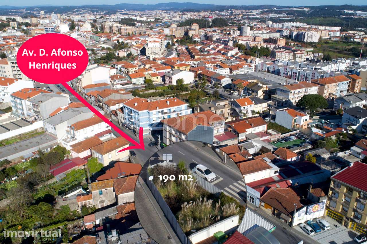 Terreno com 190m2, 3 frentes, Rua D. Afonso Henriques ,1039, Pedrou... - Grande imagem: 3/16