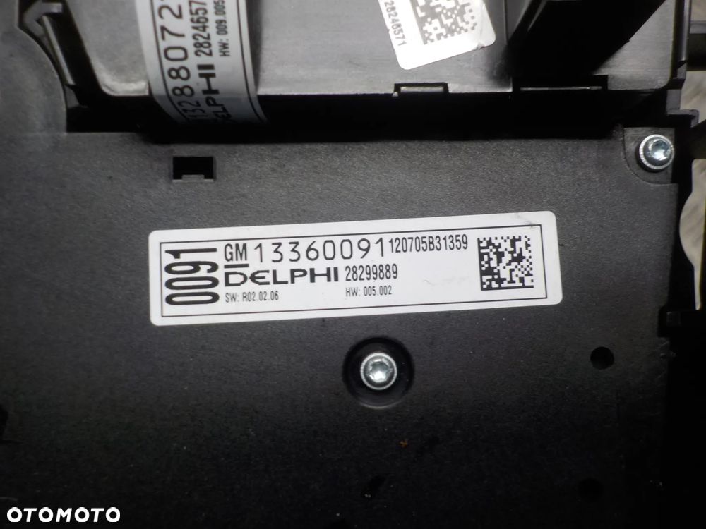 OPEL ASTRA J IV PANEL KLIMATYZACJI RADIA 13360099 - 3