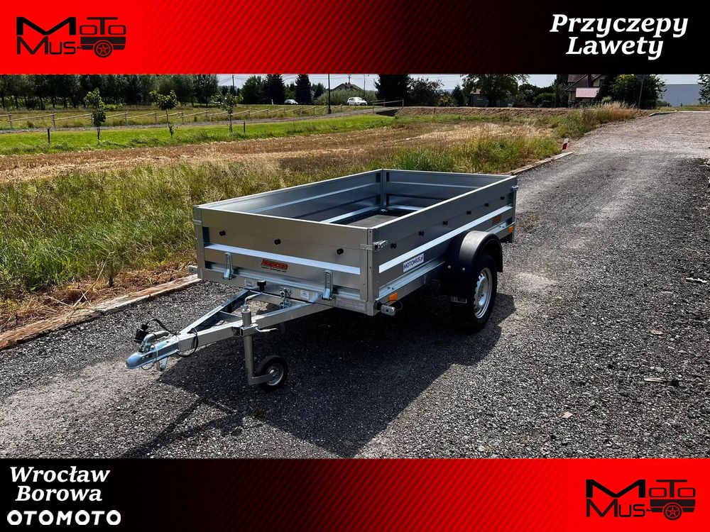 Neptun Przyczepa Neptun 236x129x40cm WYSOKIE BURTY spawana Wrocław Borowa MOTOMUS dostawa - 1
