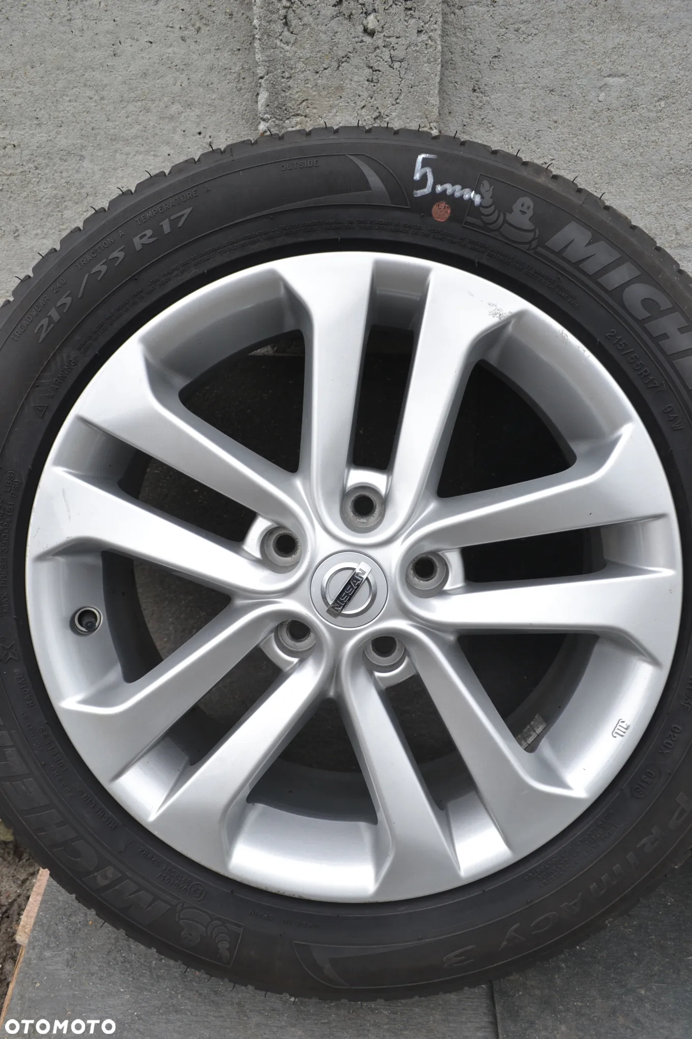 NISSAN JUKE LEAF QASHQAI TIDA ALUFELGI FELGI ALUMINIOWE 7x17 ET47 5x114.3 - 2