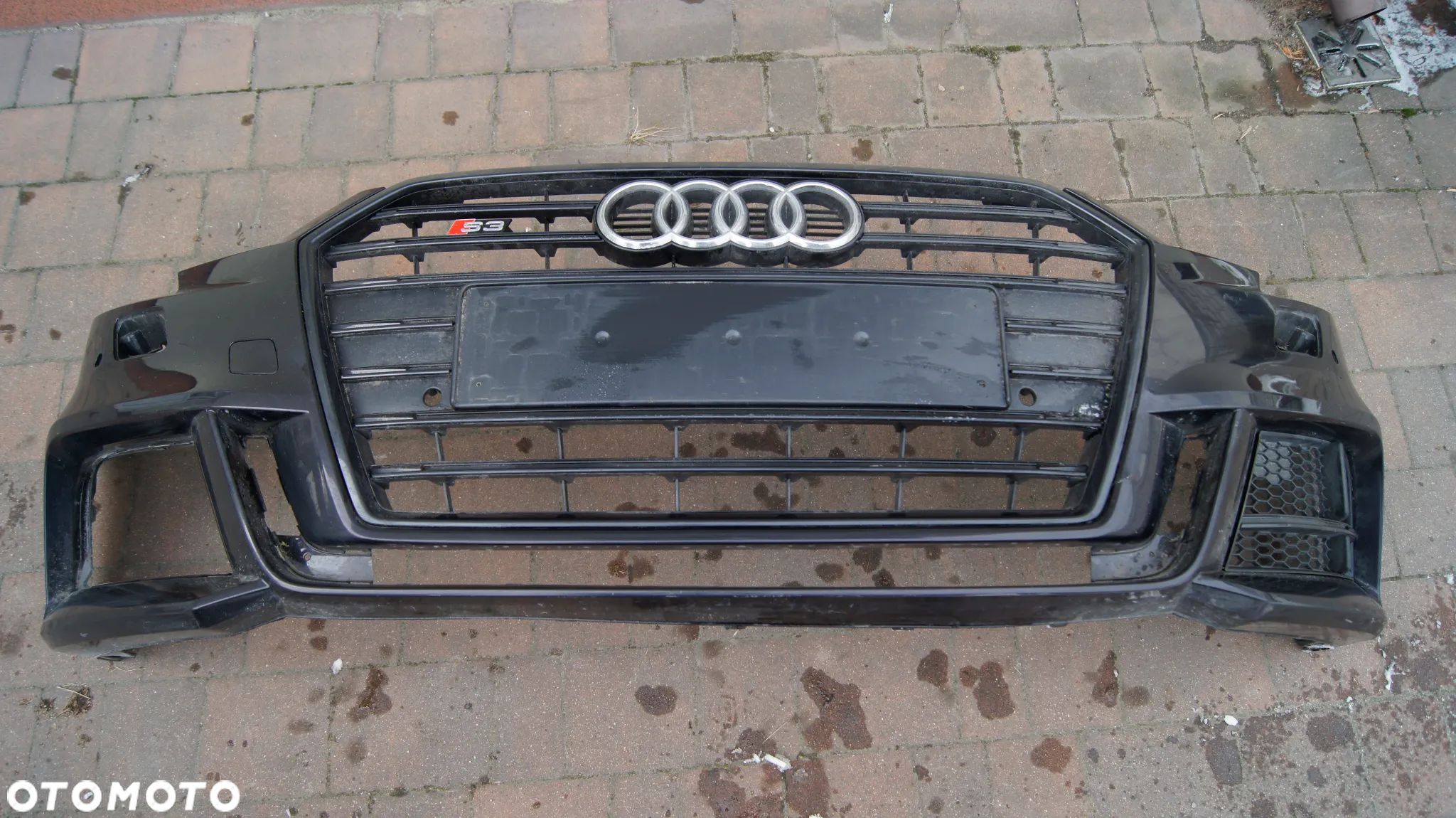 ZDERZAK PRZÓD PRZEDNI AUDI A3 8V3 LIFT S LINE 16-20 NA SPRYSKI I PDC HB 8V3 S3 - 1