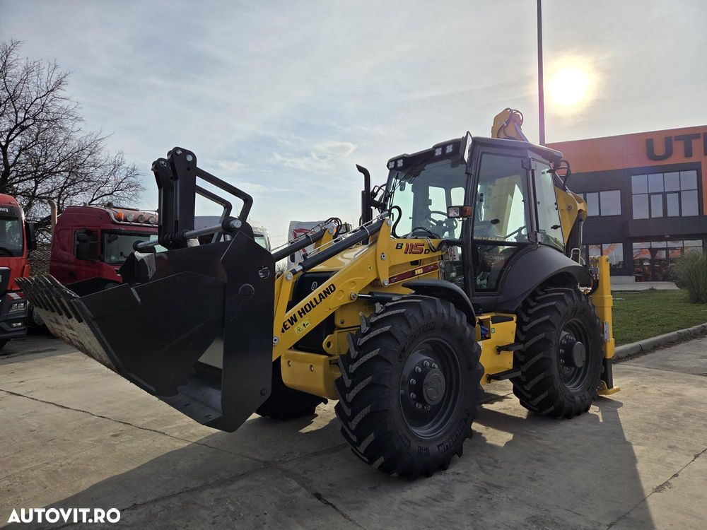 New Holland ROTI EGALE, 89kW-120CP, BRAT extensibil adanc sapare 6m, Powershift, cupa mulfufntionala 4x1 cu FURCI, Anvelope Michelin, Aer conditionat, Cutie automata, Radio, Certificat CE, garantie 1 an, posibilitate leasing 4 ani, PROMOTIE 86.900 EUR+Tva - 7