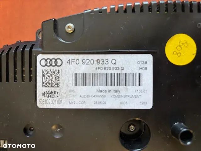 LICZNIK ZEGARY AUDI A6 C6 2.7 3.0 4F0920933Q - 3