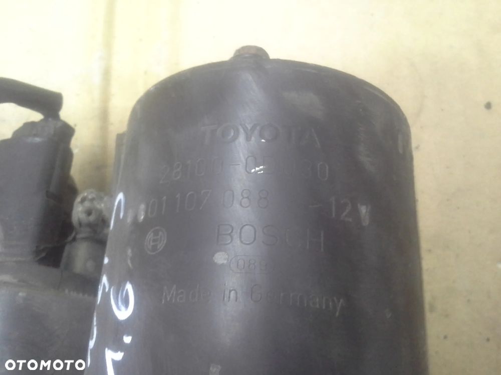 Toyota Avensis T22 Corolla E12 1.6 rozrusznik Bosch 28100-0D030  0001107088 - 3