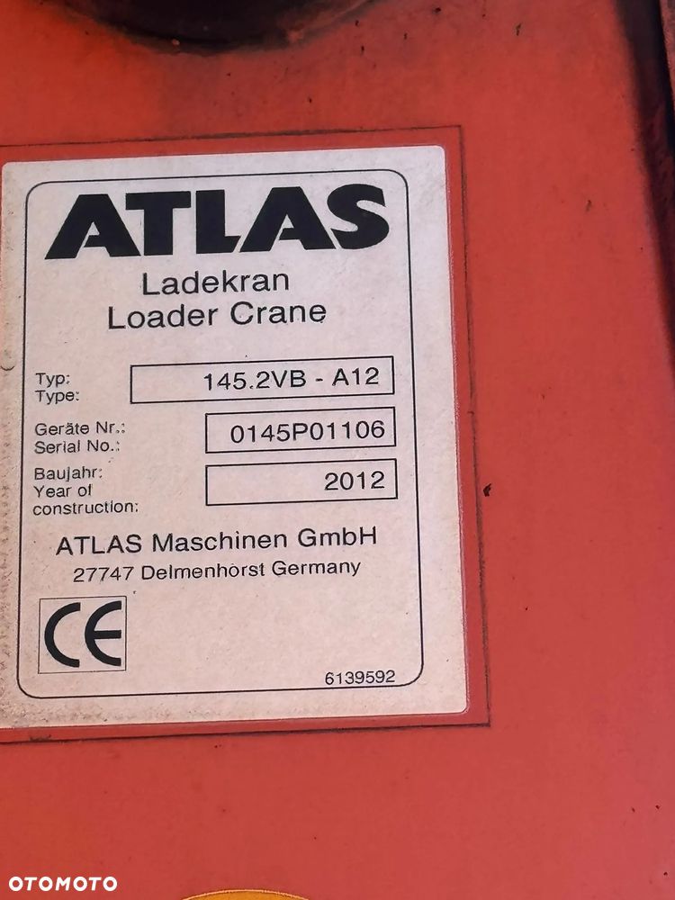 MAN TGX 26.480 • HDS Atlas 145.2 •Oś podnoszona i skrętna 426 tys. km - Zestaw z przyczepą Schwarzmüller Oś przednia – resory piórowe, tylna – pneumatyka • - 21