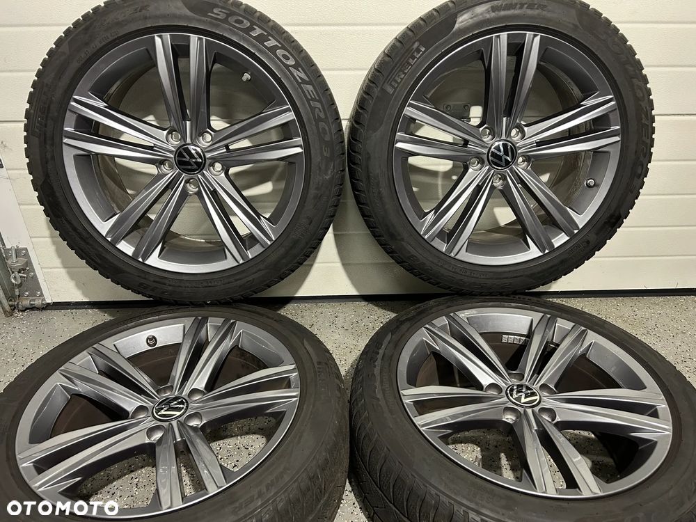 Oryginalne koła zimowe FELGI 18 VW ARTEON Pirelli 245/45R18 2021r. jak NOWE - 3