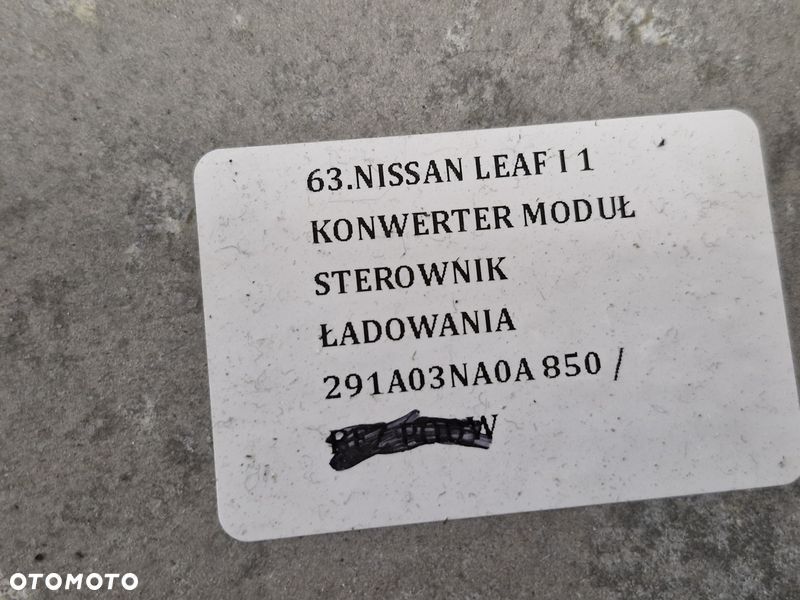 NISSAN LEAF I 1 KONWERTER MODUŁ STEROWNIK ŁADOWANIA 291A03NA0A - 4