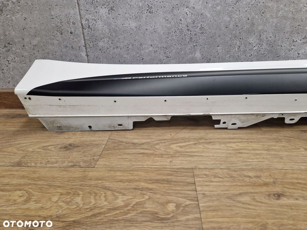 BMW F32 M-PAKIET LISTWA PROGOWA NAKŁADKA PRAWA M-PAKIET A300 BIAŁA 8054540 - 6