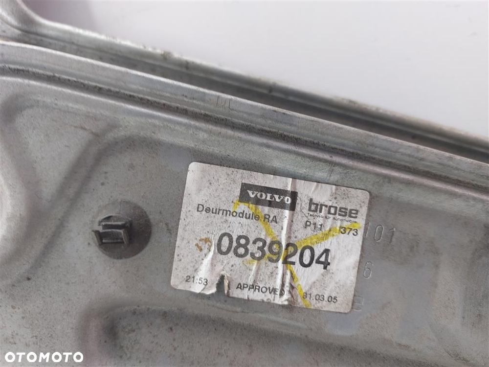 Podnośnik szyby tył tylny PRAWY Volvo V50 2004–2012 BROSE - 4