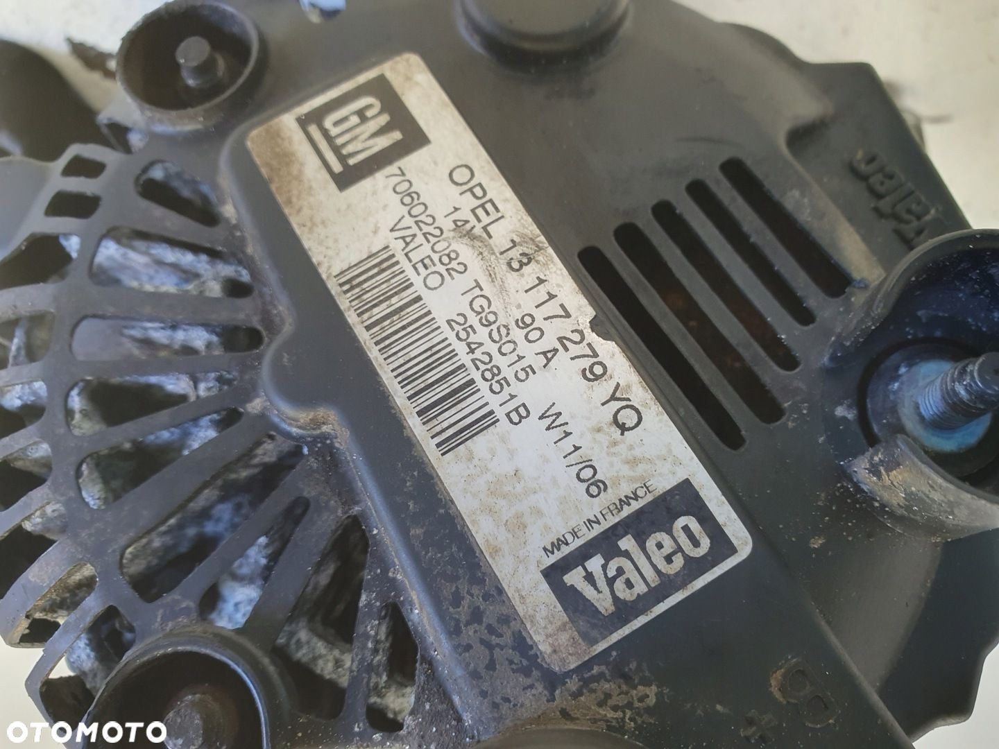 Opel Corsa C 1.3 CDTI ALTERNATOR 13117279YQ 706022082 90A - 8