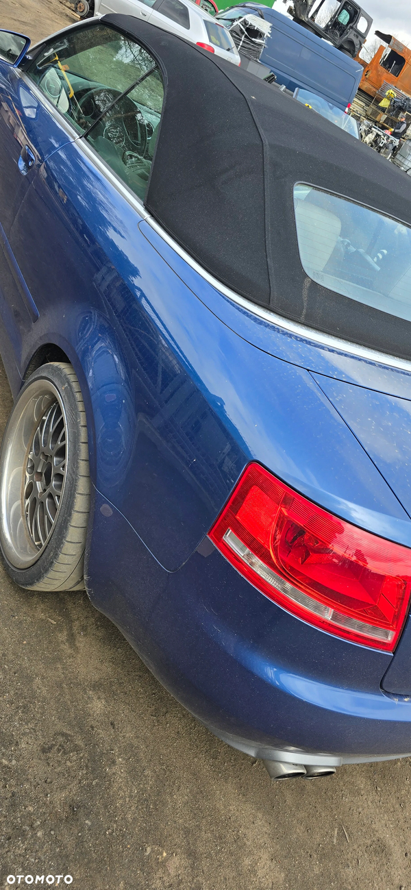 Ćwiartka tylna tył błotnik poszycie Audi A4 B6 Cabrio LZ5G