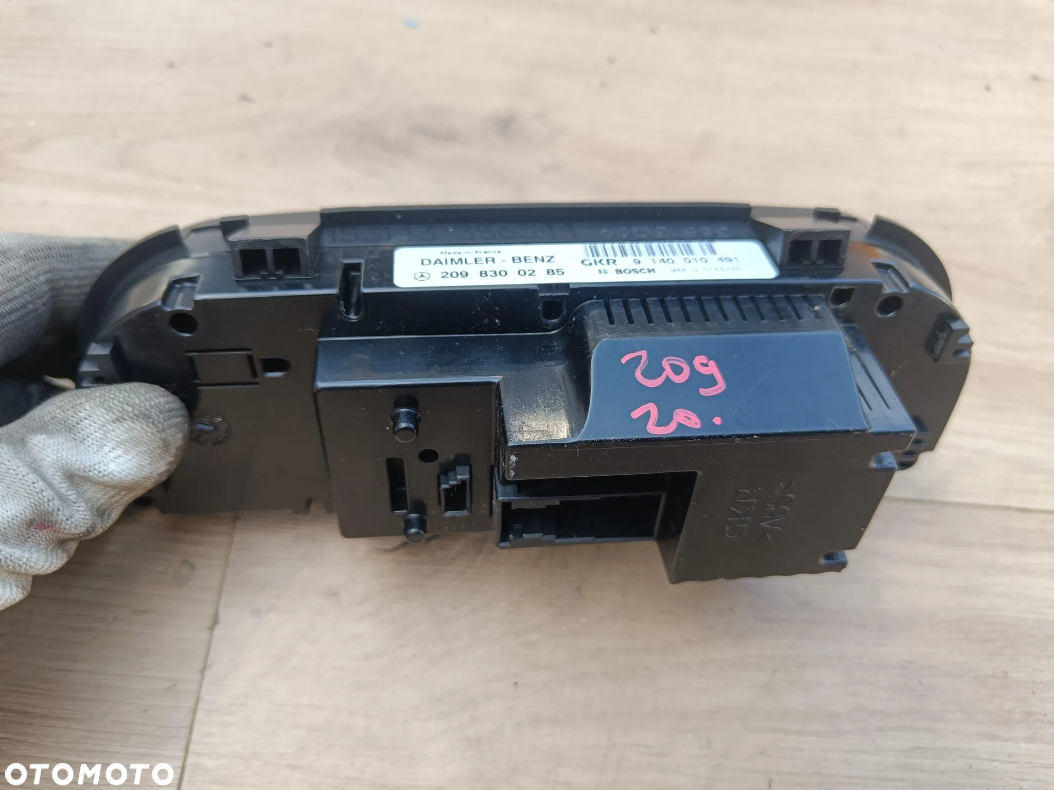 MERCEDES W203 W209 CLK PANEL KLIMATYZACJI KLIMATRONIC 2098300285 - 6