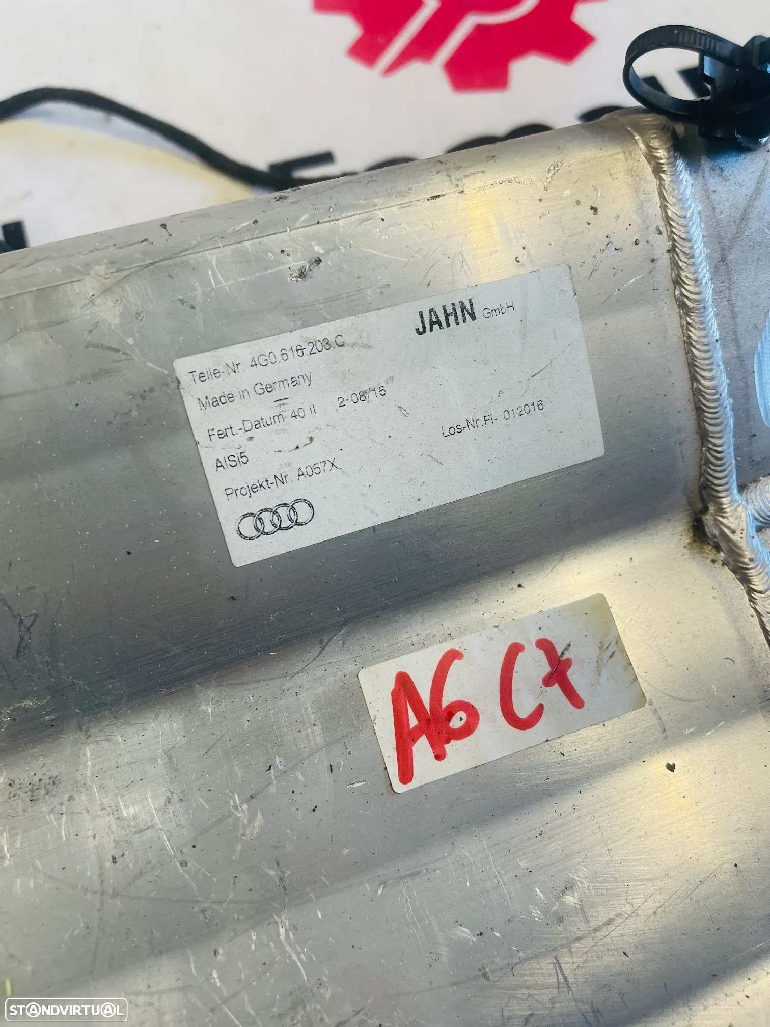 RESERVATORIO DE AR SUSPENSÃO PNEUMATICA A6 C7-4G0 616 203C - 2