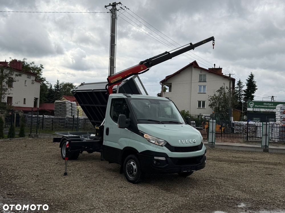 Iveco Daily 35c15 HDS 2t PALFINGER PC2700 wywrotka Igła - 16