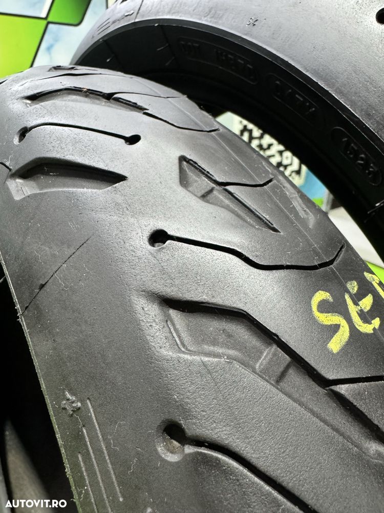Set Anvelope Moto 120 70 17 si 180 55 17 Michelin Road6 GT 2023 Set92 - 3