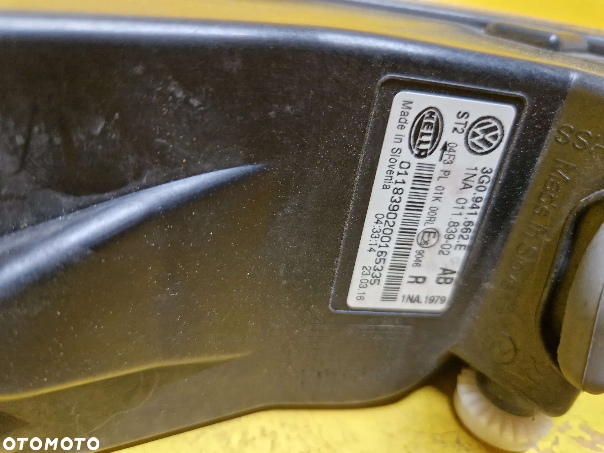 VW PASSAT B8 HALOGEN PRAWY PRZOD 3G0941662E - 4