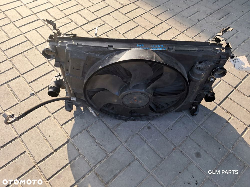 mercedes w204 2.2 cdi pas przedni chłodnice wentylator intercooler komplet - 4