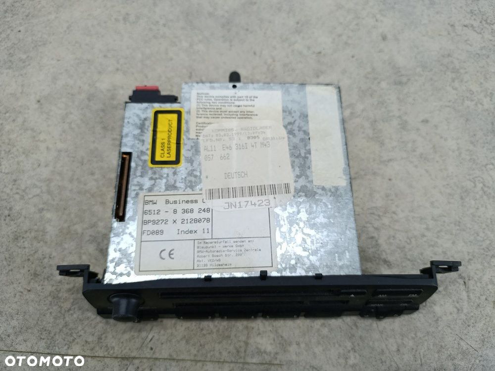 RADIO FABRYCZNE BMW 3 E46 FL 8368248  7649272042  BLAUPUNKT - 4
