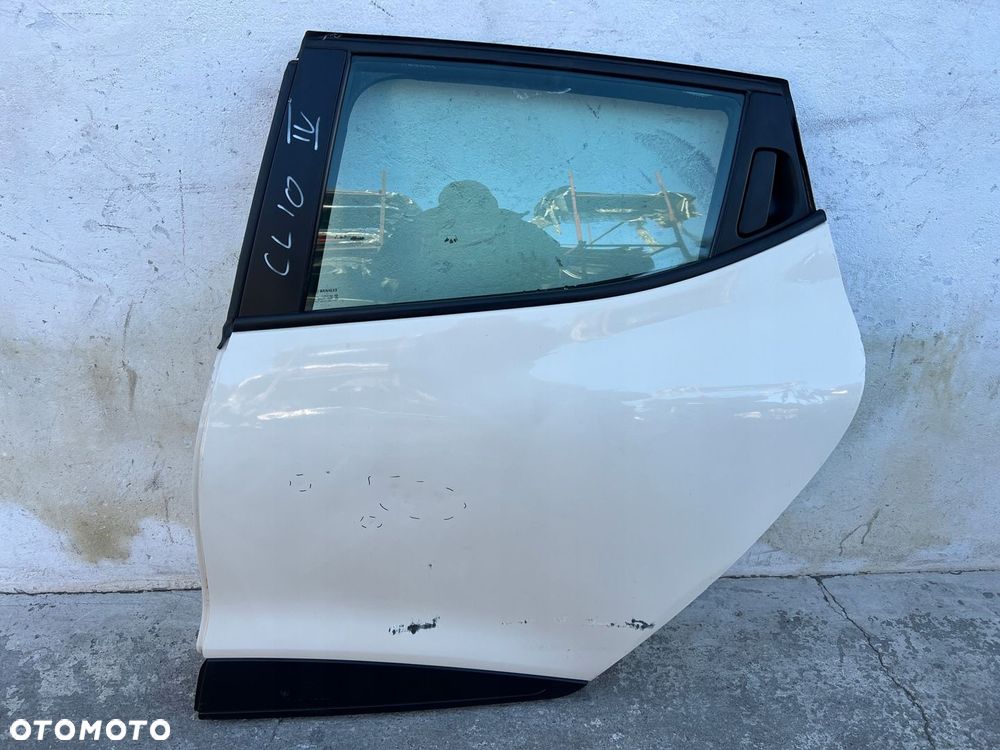 RENAULT CLIO IV 4 DRZWI TYLNE TYŁ LEWE KOMPLETNE DEMONTAŻ HATCHBACK - 1