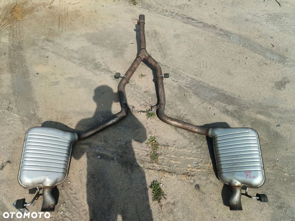 MERCEDES E KLASA W212 2.2 CDI TŁUMIK WYDECH KOŃCOWY