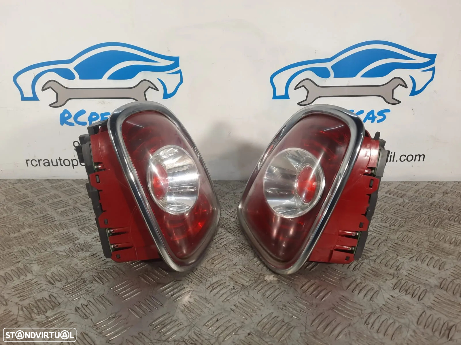 .FAROLIM FAROLINS TRASEIRO TRÁS ESQUERDO DIREITO ORIGINAL MINI COOPER R56 LCI FACELIFT R57 CABRIO LCI R58 COUPE R59 ROADSTER ORIGINAIS - 3