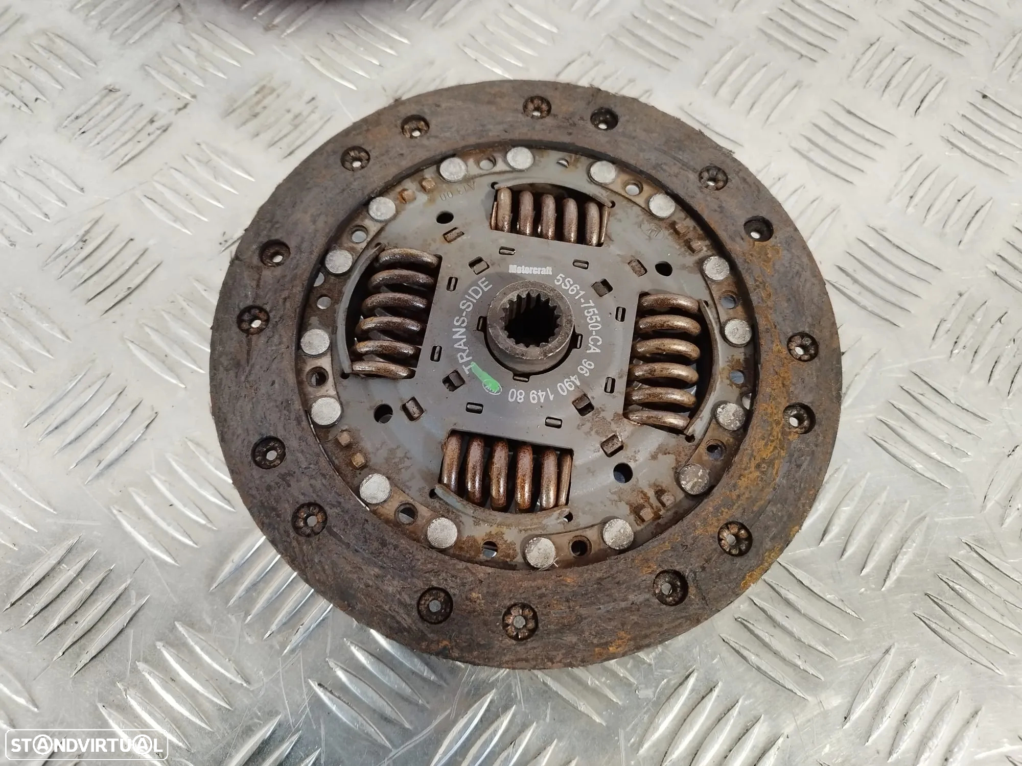 EMBRAIAGEM MONOMASSA FORD FIESTA V 5 MK5 1.6 TDCI 16V 90CV HHJB 5S617550CA 9649014980 9653455980 FUSION FOCUS II 2 MK2 PEUGEOT 307 - 5