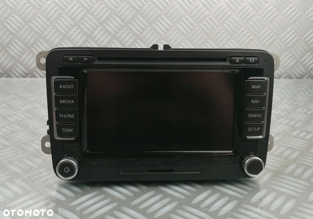 1T0035680 radio fabryczne nawigacja VW GOLF VI 6 TOURAN PASSAT B7 B6 TIGUAN - 4