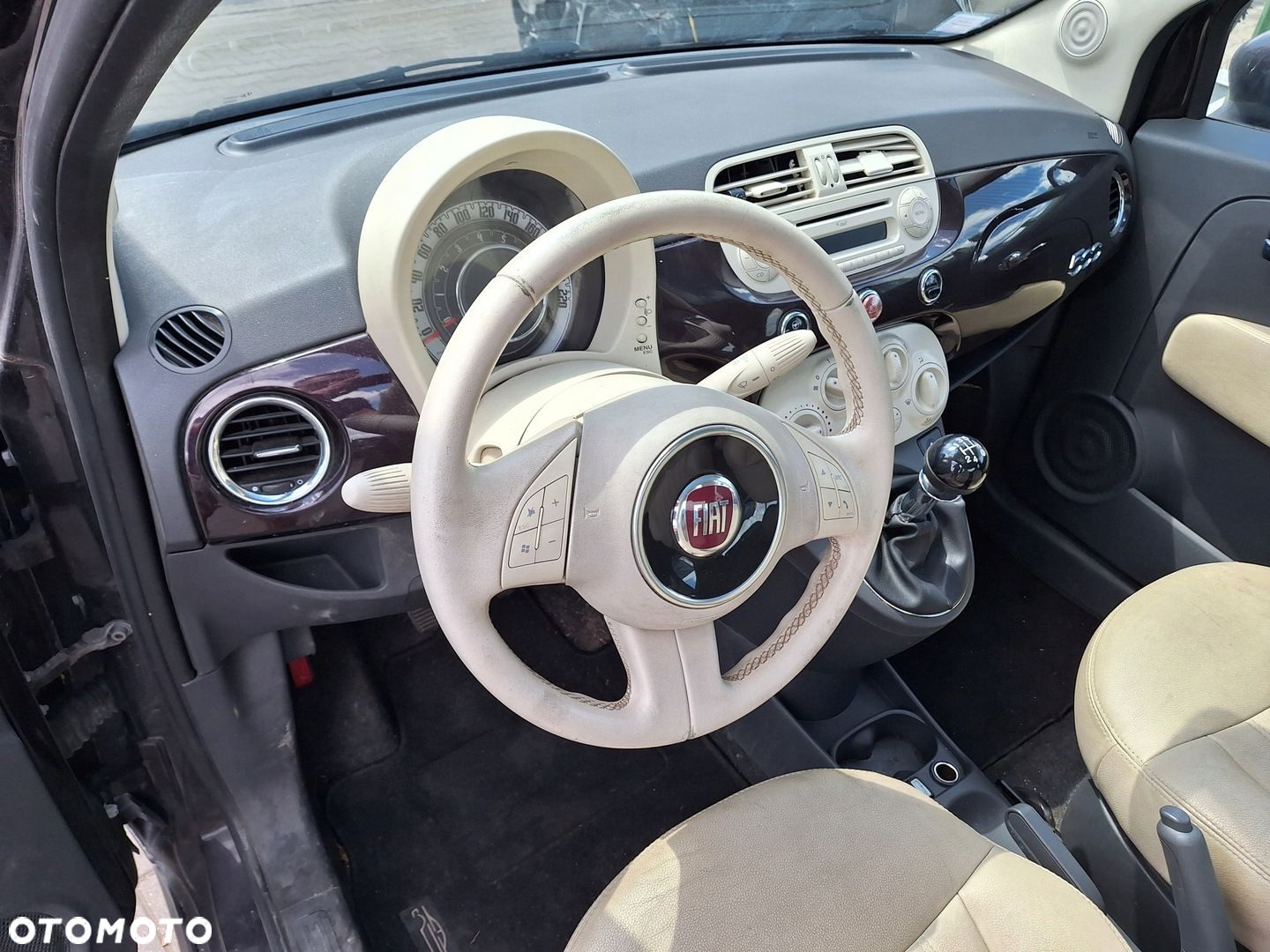 FIAT 500 DESKA KONSOLA KOKPIT AIRBAG PODUSZKI POWIETRZNE NAPINACZE KOMPLET - 1