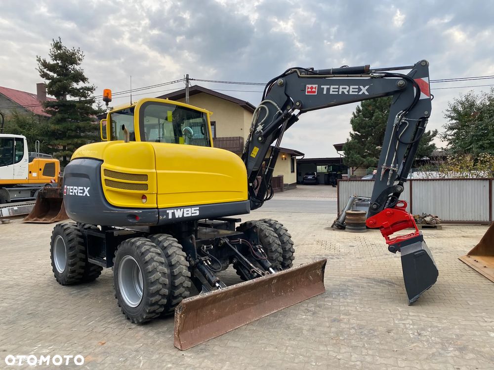 Terex TW85, GŁOWICA POWERTILT, 2 ŁYŻKI, RAMIĘ 3X ŁAMANE, KRÓTKI TYŁ, Z NIEMIEC, SUPER STAN, - 18