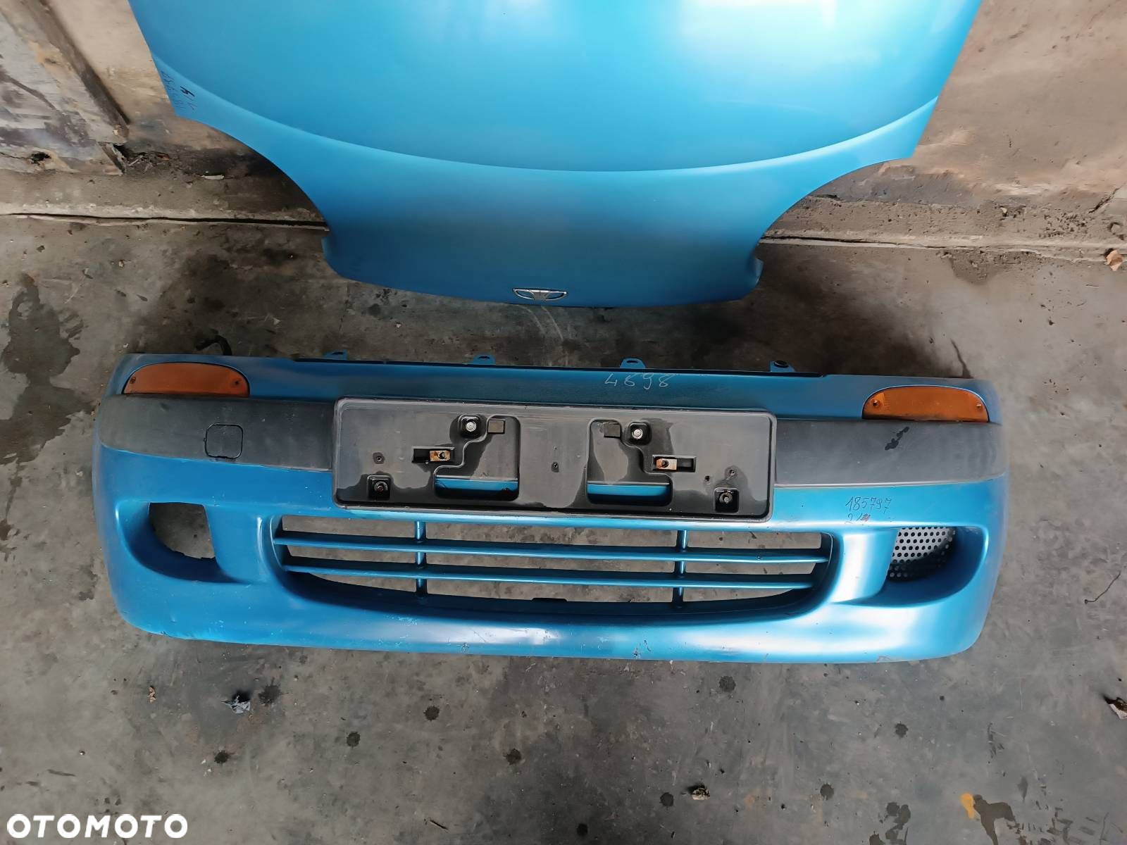 MASKA ZDERZAK BŁOTNIK DAEWOO MATIZ I NIEBIESKI - 7