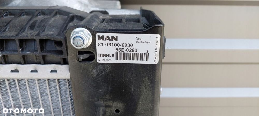 MAN TGS TG3 NOWY MODEL CHŁODNICA CHŁODNICE KOMPLET - 6