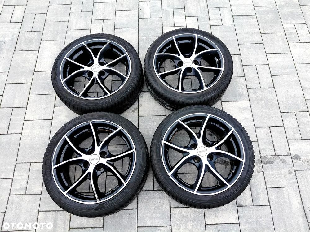 FELGI Z OPONAMI KOŁA ALUMINIOWE PEUGEOT 207 CITROEN R17 4X108 ET25 65,1 mm OPONY KUMHO SOLUS 4S 205/45 R17 2023r NR44
