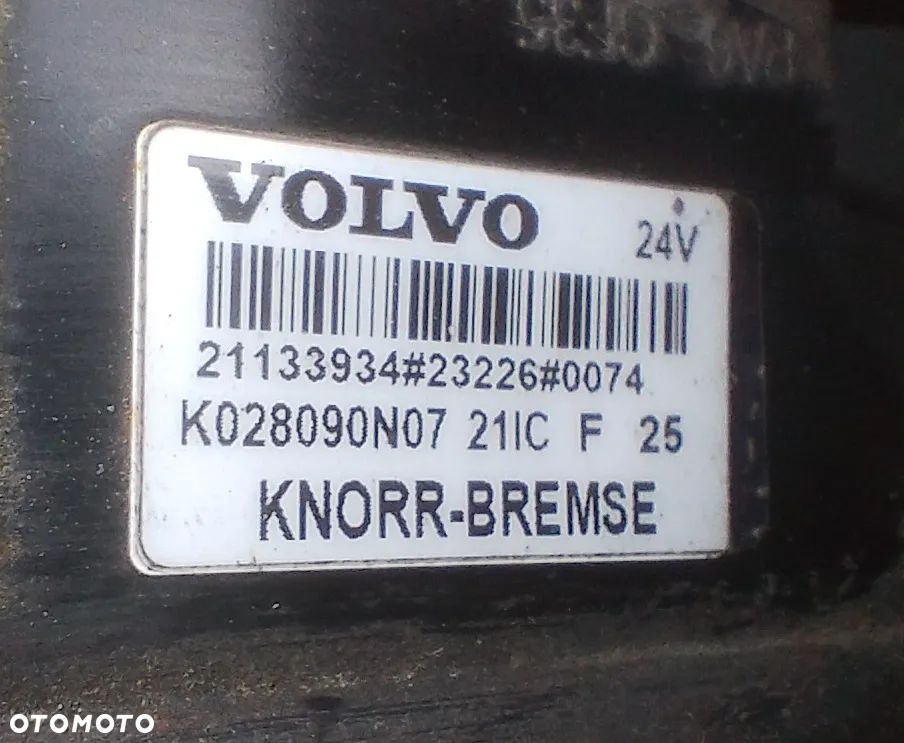 Zawór ECAS VOLVO FH500 FH550 6x4 21133934 2023 - 2