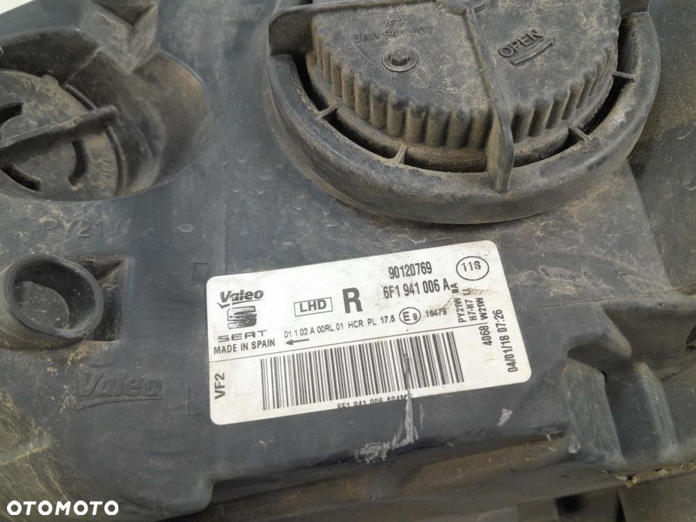 SEAT IBIZA V REFLEKTOR PRAWY 6F1941006A - 8