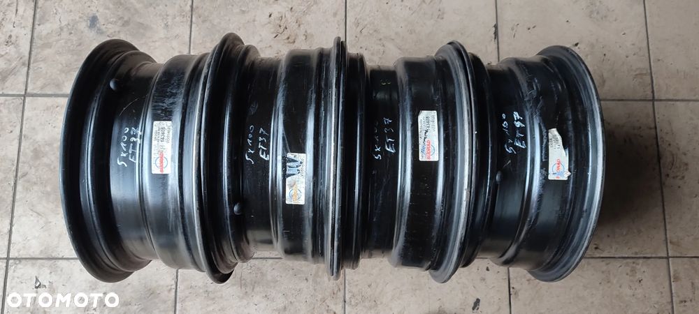 FELGI STALOWE 5x100 6Jx14 CALI ET37 FABIA POLO IBIZA 4 SZTUKI KOMPLET - 8