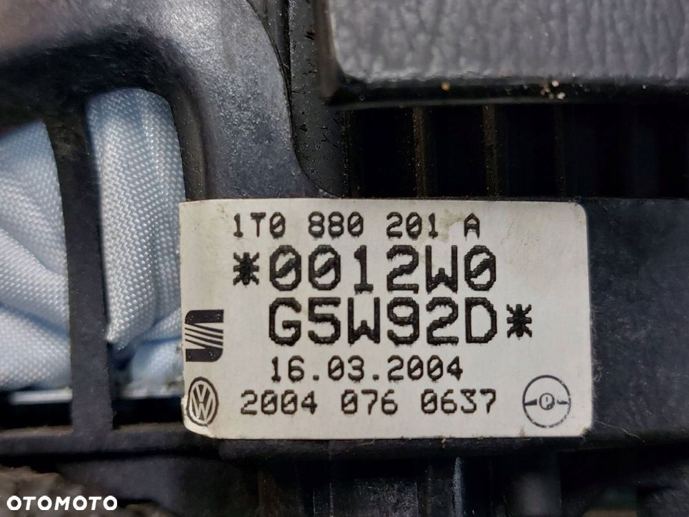 ZESTAW AIRBAG KOKPIT DESKA PASY PODUSZKI MODUŁ POLO IV 5D 6Q4857705J - 4