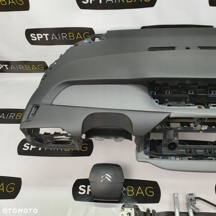 CITROEN C4 DESKA ROZDZIELCZA KONSOLA KOKPIT PULPIT PODUSZKI AIRBAG AIR BAG PASY KIT SET - 2