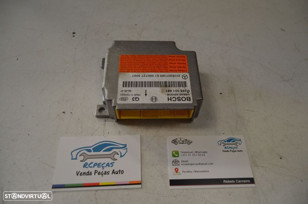 CENTRALINA ECU MODULO AIRBAG MERCEDES BENZ CLASS C W203 A2038207385 2038207385 0285001881 BOSCH COUPE CL203 CLC CLASS E W211 E220 CLK C209 W209