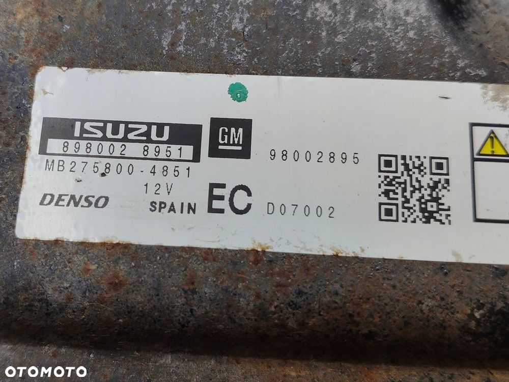KOMPUTER STEROWNIK SILNIKA OPEL ASTRA H 1.7 CDTI 98002895 MB275800-4851 - 4
