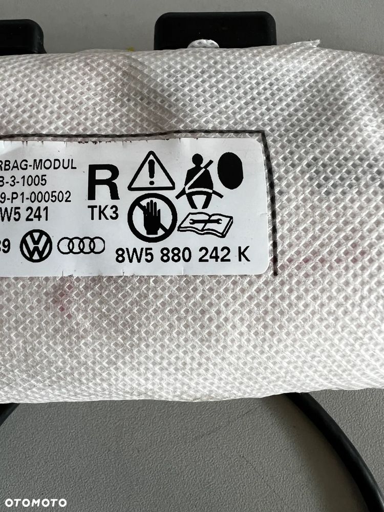 Poduszka fotela pasażera Audi A4 B9 Lift 8W5880242K - 2