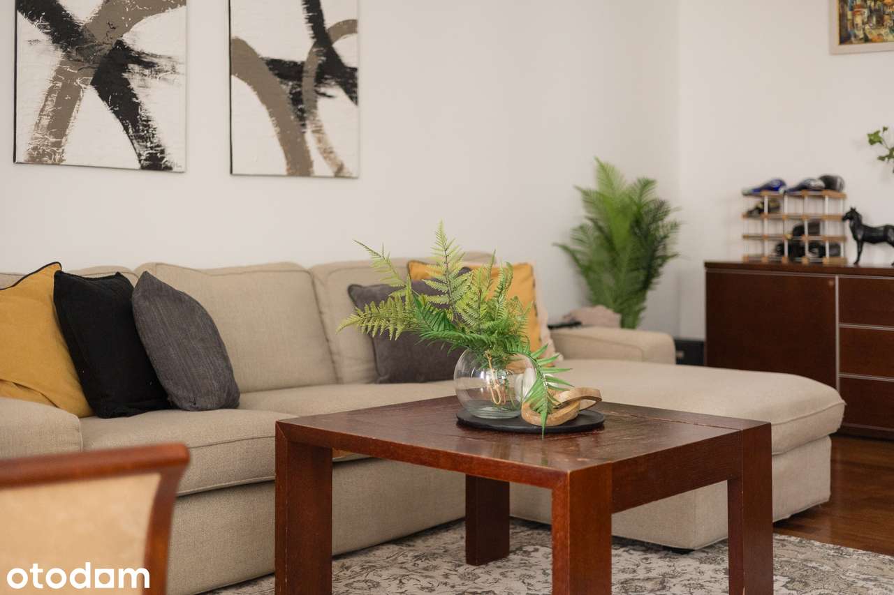 Ciche 2 pokoje (56 m²) z osobną kuchnią i garażem – Mokotów