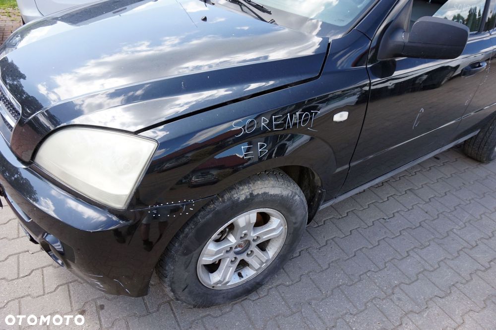 MASKA ZDERZAK BŁOTNIKI LAMPY SORENTO I EB  KIA 2002-2007 CZARNY PRZÓD KOMPLETNY - 13