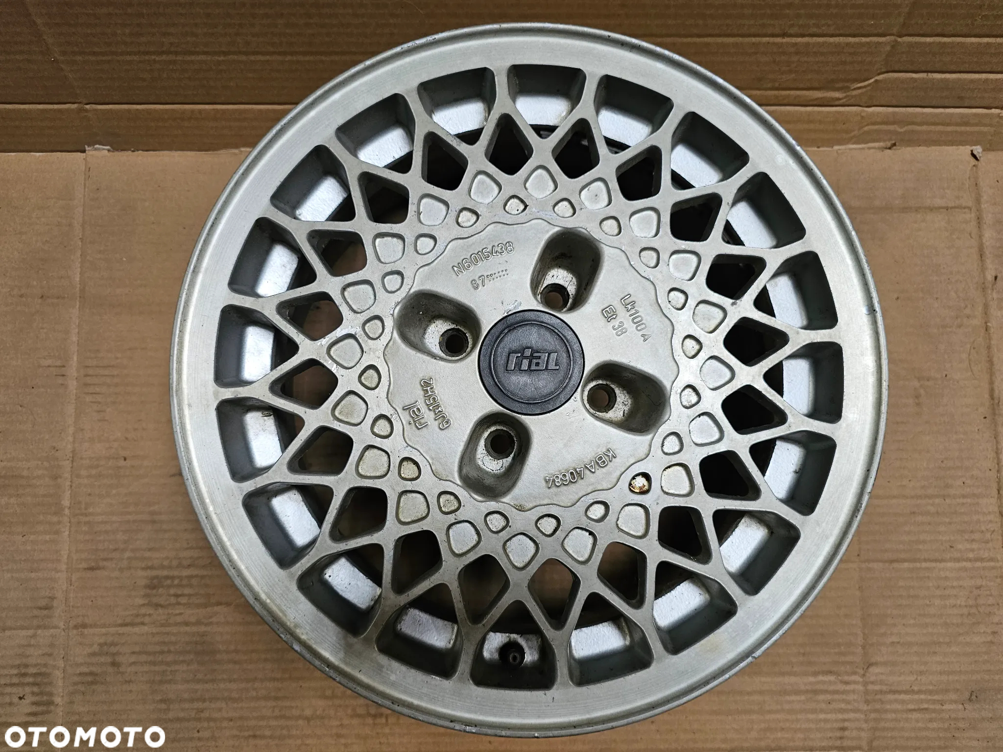 (F49) Rial / KBA 40684 N6015438 / 6Jx15 ET38 4x100 - 2