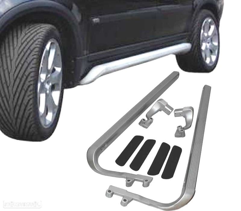 ESTRIBOS LATERAIS VOLVO XC90 02-14 AÇO INOXIDAVEL - 1