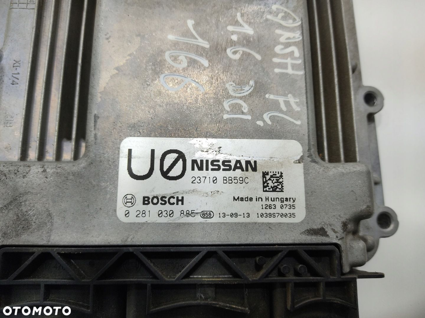 KOMPUTER NISSAN QASHQAI J10 1.6 DCI 0281030885 23710BB59C 2010-2013 LIFT - 5