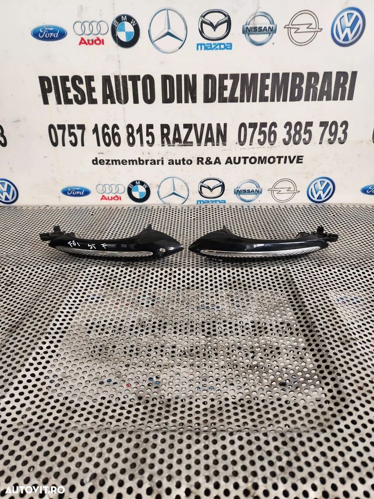 Manere Maner Usa Exterior Bmw Seria 7 F01 F02 F03 F04 Cu Lumini Ambientale Volan Stanga Dezmembrez - 1