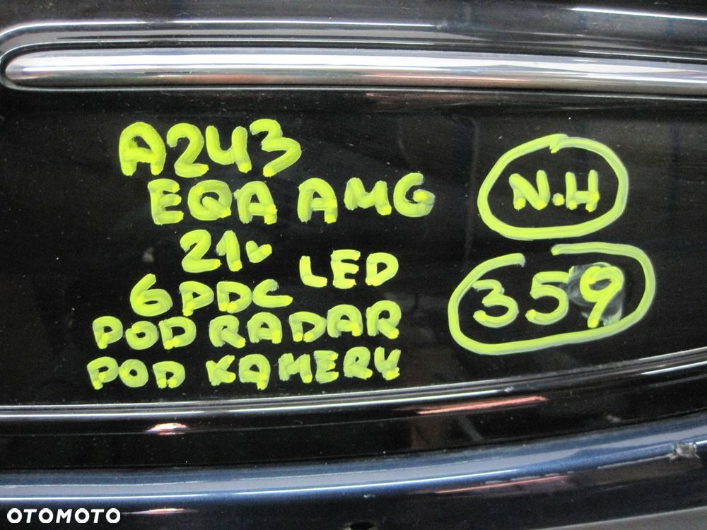 ZDERZAK MERCEDES EQA A243 KAMERA 6 PDC LED AMG PRZÓD PRZEDNI - 13